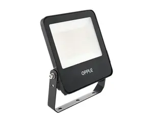 OPPLE Lighting LED prožektors Re170-50W-840-BL Melns 50 W 6500 lm IP66 Alumīnijs Polikarbonāts