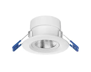 OPPLE Lighting LEDSpotRA-Chiara-E Iebūvējams gaismeklis 9W 675 lm 2700K 36° IP20 IP44 Regulējams spilgtums Balts