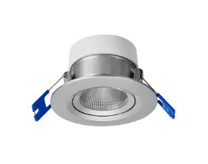 OPPLE Lighting LED iebūvējamais gaismeklis Chiara-E 9W 720 lm 4000K 36° IP20 IP44 Dimmējams Alumīnija