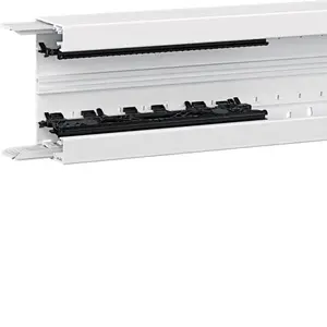 Hager BRN6513019016 PVC Cable Tray Cover in Black and White