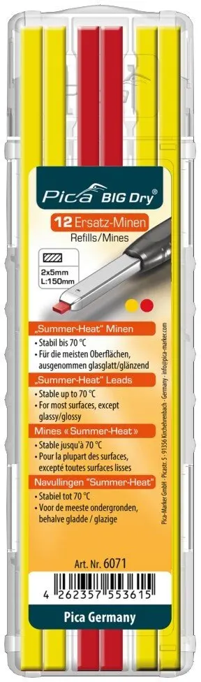Pica Marker BIG DRY maināmo stieņu