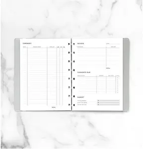 Filofax Budget Planner Notesbog Refill A5