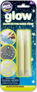 MG Brainstorm Glow-in-the-Dark Ballpoint Pens 2-Pack