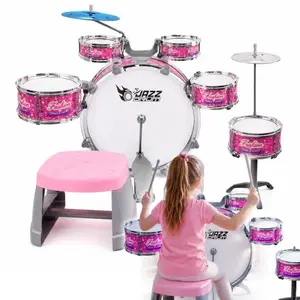 SUPRIMO K-DRUMS 3 Childrens Drum Kit Pink