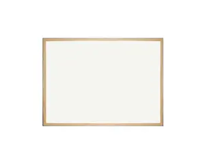 BRANDLAND Magnetic Whiteboard 60x90 cm with Wooden Frame