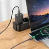 HOCO N63 30W GaN Sienas Lādētājs USB-C/USB-A Melns Photo 4