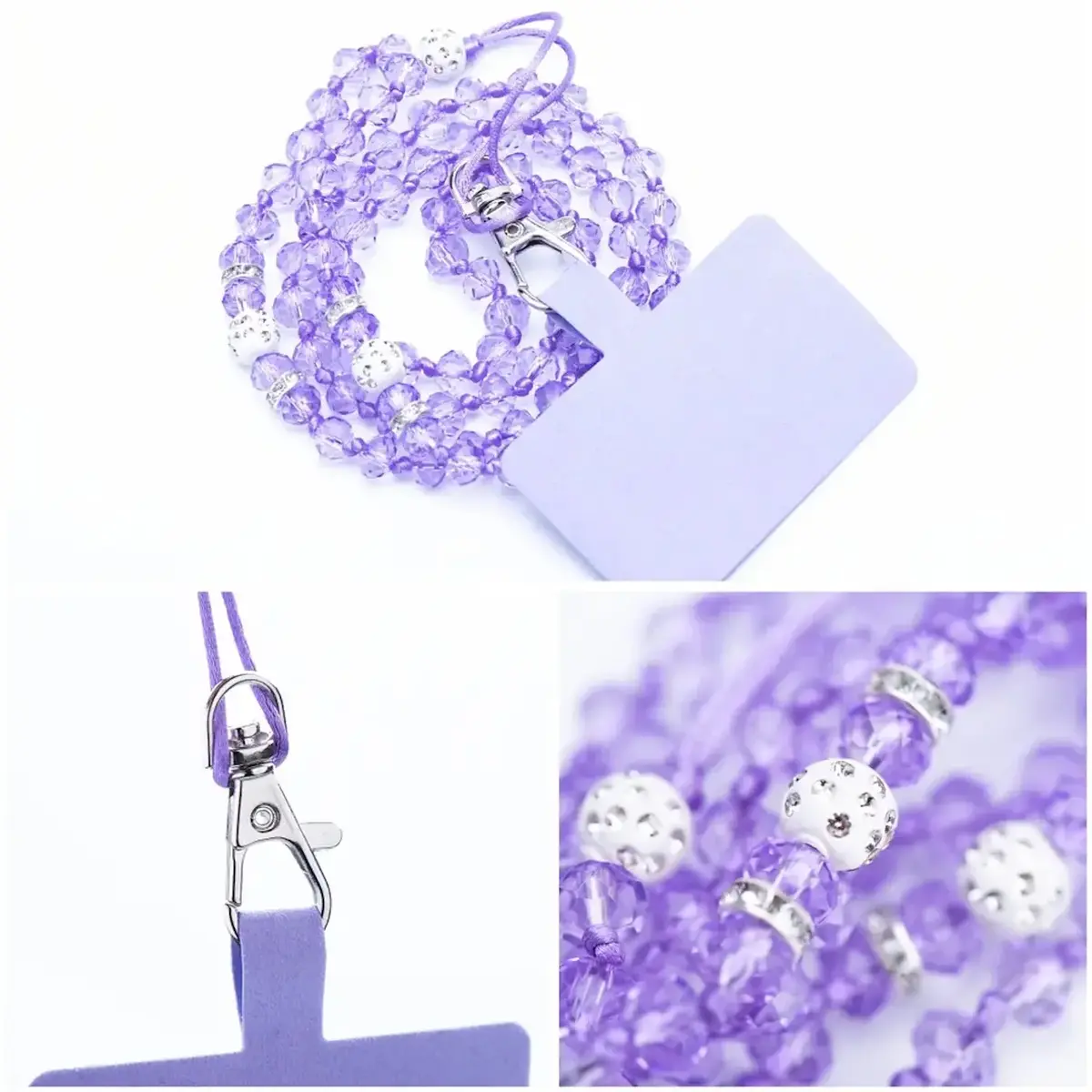 Шнурок для телефона Riff Crystal Purple Photo 4