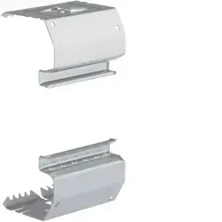Hager BRS651709 Настенная пластина и крышка выключателя Белая Стальная Безвинтовая