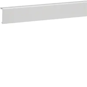 Hager SL2005529016 Cable Tray Cover in White Made of Polyvinyl Chloride