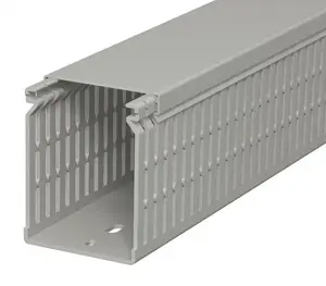 OBO Bettermann Taisns kabeļu lovis LK4 N 80060 Polivinilhlorīds Pelēks 2 m 80 x 60 mm