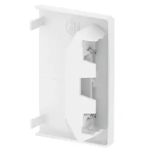OBO Bettermann GK-E70110RW End Piece for Cable Trunking White PVC