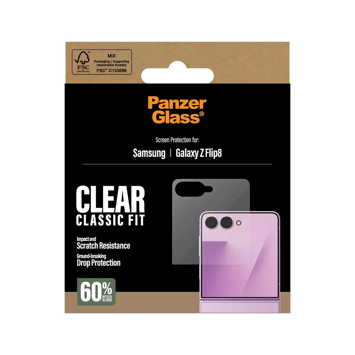 PanzerGlass ® Screen Protector Samsung Galaxy Z Flip8 (sub-screen) PG65701 Photo 3