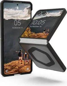 Чехол с магнитным модулем URBAN ARMOR Mouve для Samsung Galaxy Z Flip8, пепельный и черный