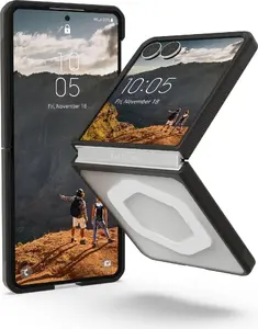 Чехол URBAN ARMOR Mouve с магнитным модулем для Samsung Galaxy Z Flip8 айс прозрачный черный