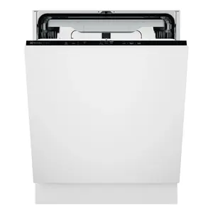 Electrolux E52LD200S Fully Built-in Dishwasher with 14 Place Settings, 6 Programs, 44 dB Noise Level, Energy Class D, and Foldable Lower Basket Rack