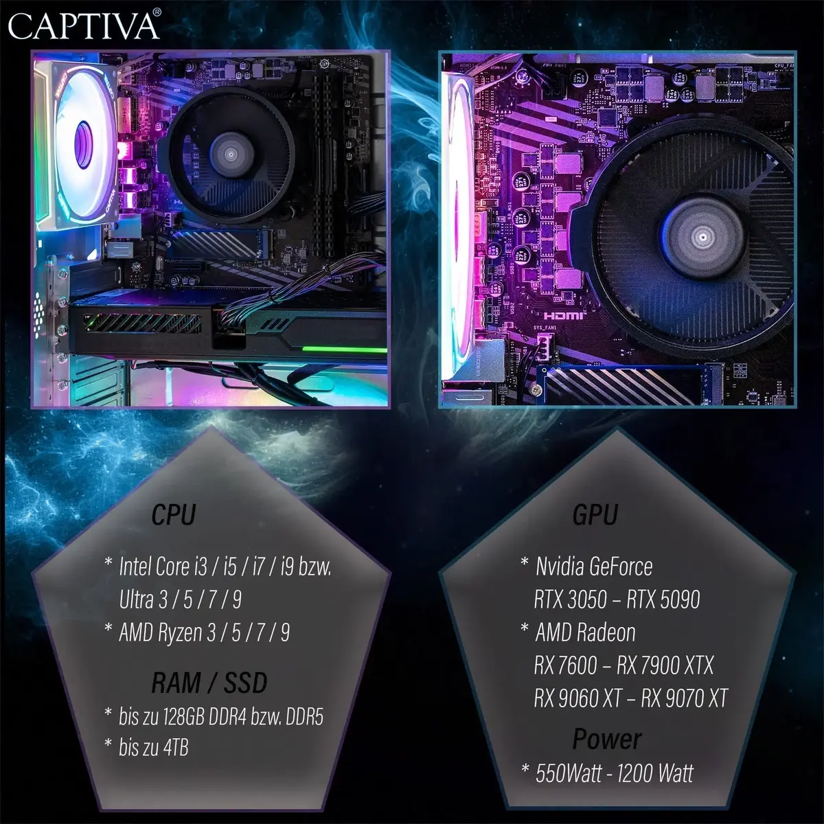 Captiva R10-3517 Desktop PC | AMD Ryzen 5 Photo 7
