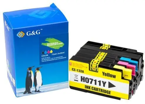 G&G tintes kasetņu komplekts 4 gab