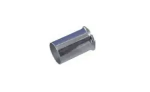 Intercable ICAE1012 Silver Wire End Ferrule for 10 mm² Maximum Cable Section 4.6 mm Inner Diameter and 12 mm Length
