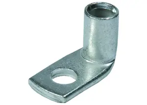 Intercable ICR70890 Angled Tubular Ring Lug 90° 70mm² M8 Silver 25 Pieces