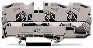 Wago 2010-1301 Through Terminal Block Grey 3-Conductor 800V Ex e II