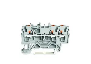 Wago 2202-1301 terminal block 3 Grey