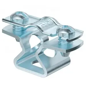 OBO Bettermann ASL 733 steel cable clamp for 8 mm minimum bundle diameter and 1.5 mm thickness