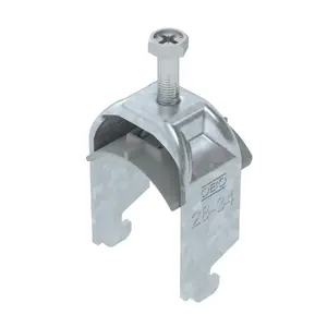 OBO Bettermann 1187226 Cable Clamp Stainless Steel 3.4 cm Bundle Diameter Steel Plastic