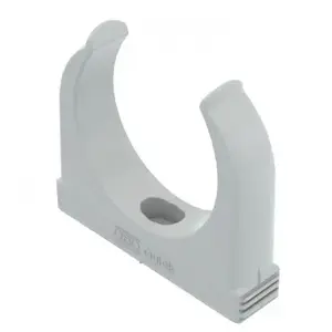 OBO Bettermann Quick-Schelle M63 Screw hole Cable Clamp 6.3 cm Light Grey RAL 7035 Polypropylene