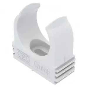 OBO Bettermann 2149363 Cable Clamp, Screw Hole Mounting Type, Minimum Bundle Diameter 2.5 cm