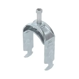 OBO Bettermann 1186049 Stainless Steel Cable Clamp for 5.2 cm Maximum Bundle Diameter