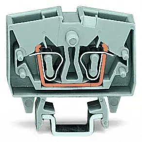 Wago 264-701 2-conductor mini through terminal block grey 800V 2.5 mm