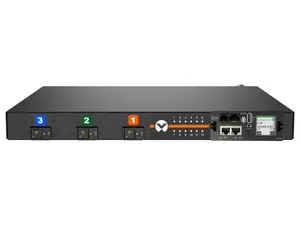 Vertiv Geist DUU5M1R6-12CF17-1S02A0H00-S Monitored and Switched Power Distribution Unit 0U Single-phase 12 AC Outlets C13 and C19 3m Cable Black