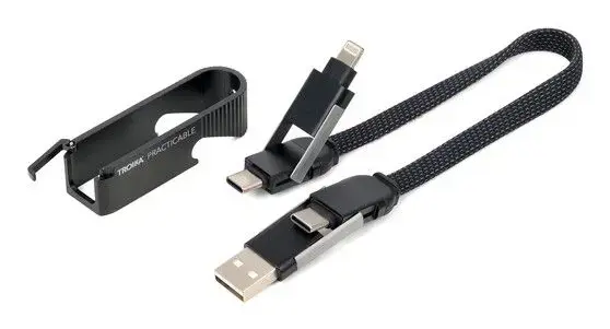 TROIKA PRACTICABLE USB C Cable TRCBL24/BK Photo 2