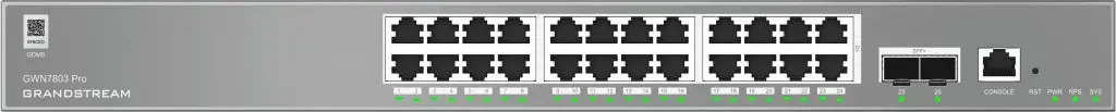Grandstream GWN7803PRO pārvaldāmais L2++ tīkla slēdzis