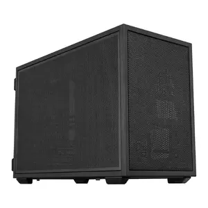 Datora korpuss Lian Li B4-mATX Mesh Mini Tower Black Micro ATX un Mini-ITX mātesplatēm