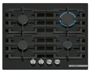 Bosch Serie 6 PPP6A6I40 plīts virsmas sildelements Melns Iebūvēts 60 cm Gāzes 4 zone(s)