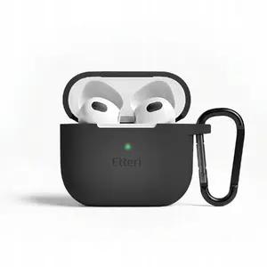 Slowmoose Etteri Silicone Case for AirPods 3 Black