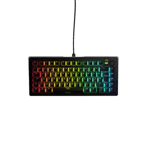 Glorious Gaming GMMK 3 75% Saliktā tastatūra USB Melna Mehāniskā Vadu RGB LED