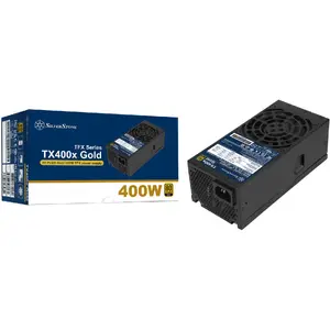 Блок питания Silverstone Technology TX400x Gold, 400 ватт, черный, 2x PCIe