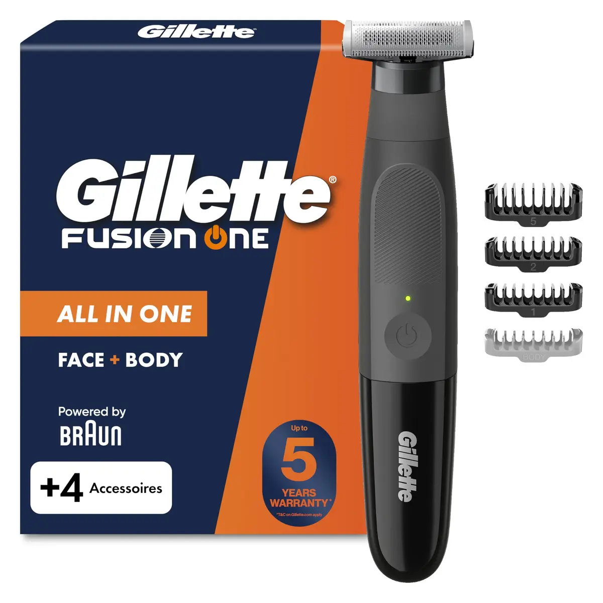 Hibrīda trimmeris un skuveklis Braun Gillette