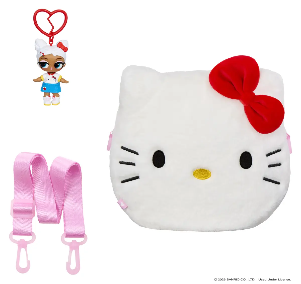 L.O.L. Surprise! Hello Kitty BIG Reversible Plush MGA Photo 6
