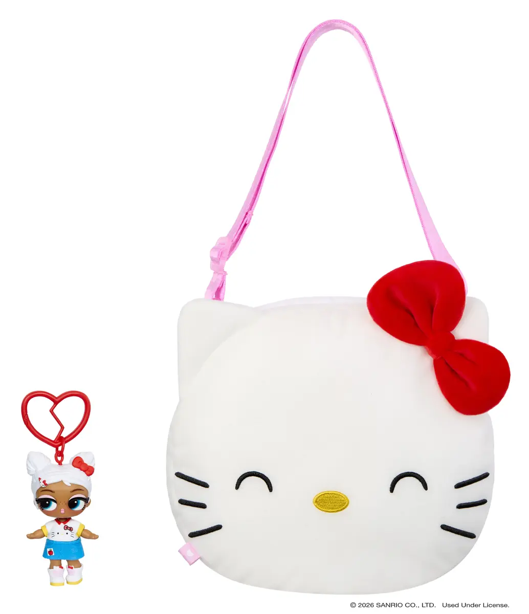 L.O.L. Surprise! Hello Kitty BIG Reversible Plush MGA Photo 7