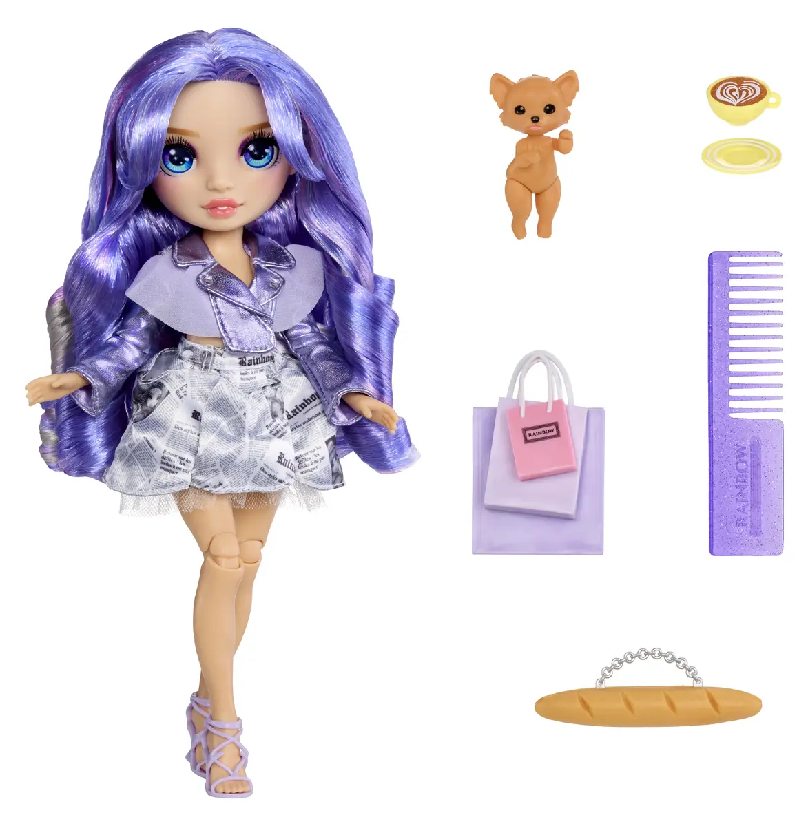 MGA Entertainment Rainbow High Violet Willow Doll Photo 2