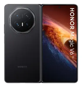Honor MAGIC V6 Viedtālrunis Snapdragon 8 Elite Gen 5 16 GB RAM 512 GB Atmiņa 6660 mAh Akumulators Melns