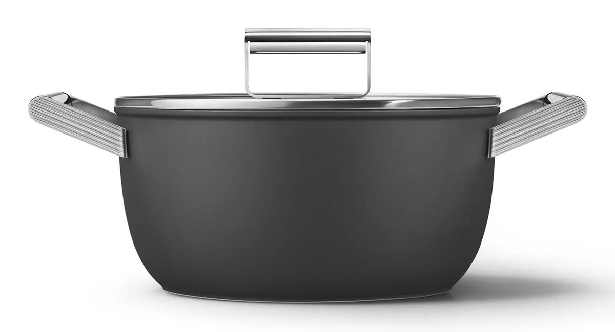 Smeg CSF2412BLM daudzfunkcionāls katls melns alumīnijs