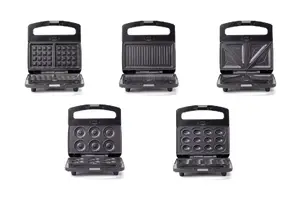 PROMIS 5-in-1 Toaster FORMEA /sandwich, cookies, nuts, waffles, doughnuts, grill/