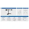 ACT AC8363 Essentials Monitor Arm for 2 Monitors Photo 8