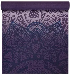 Gaiam Yoga Mat Purple Lattice 4 mm 64747