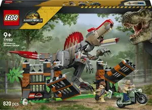 LEGO Jurassic World Spinosaurus Escape construction set
