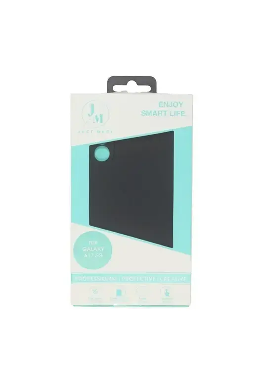 Just Must Regular Defense Silicone Case for Galaxy A17 Black Photo 2